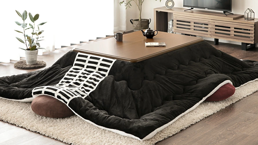 Grid Black Kotatsu Table – Kotatsu Tables